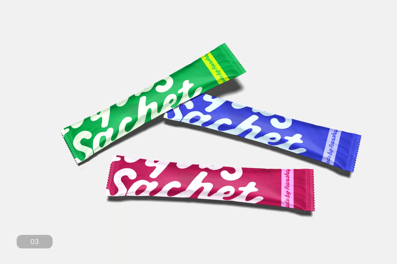 Free Sachet Mockup 3