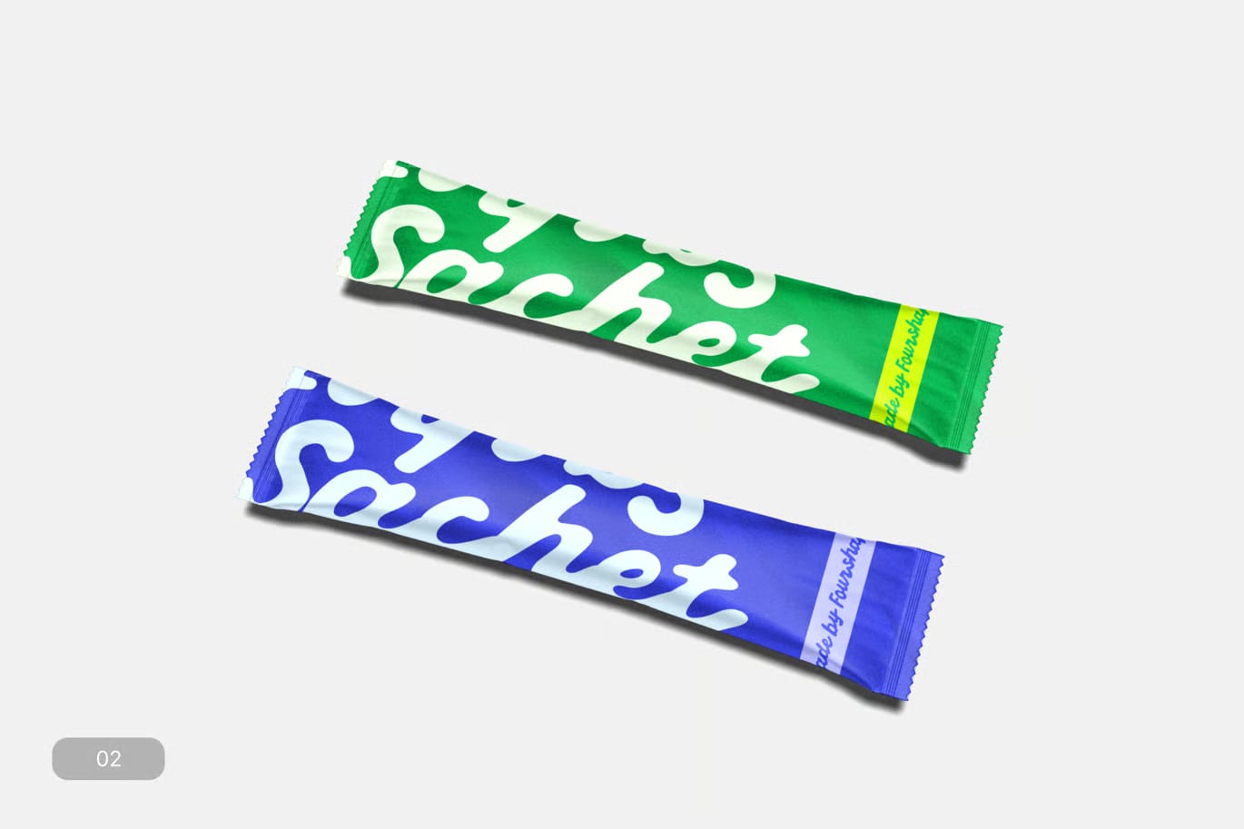 Free Sachet Mockup 4