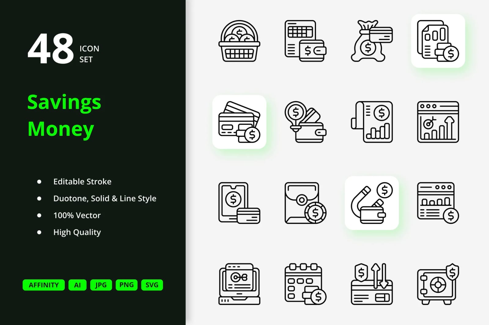 Free Savings Money Icons 1