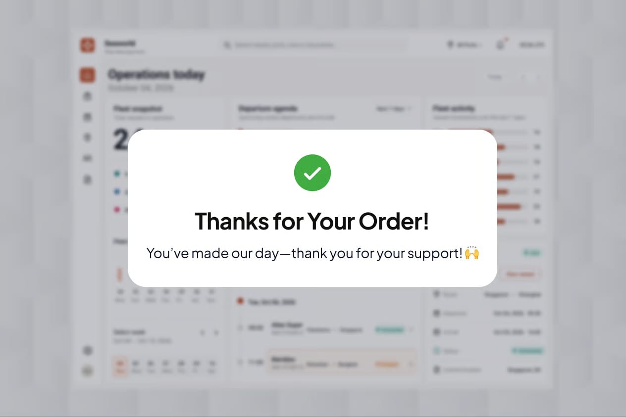 Free Ship Management Dashboard 3