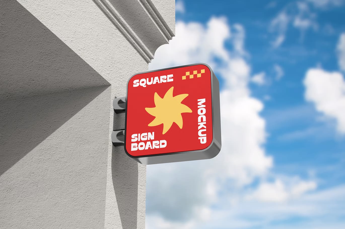 Free Signboard Mockup 2