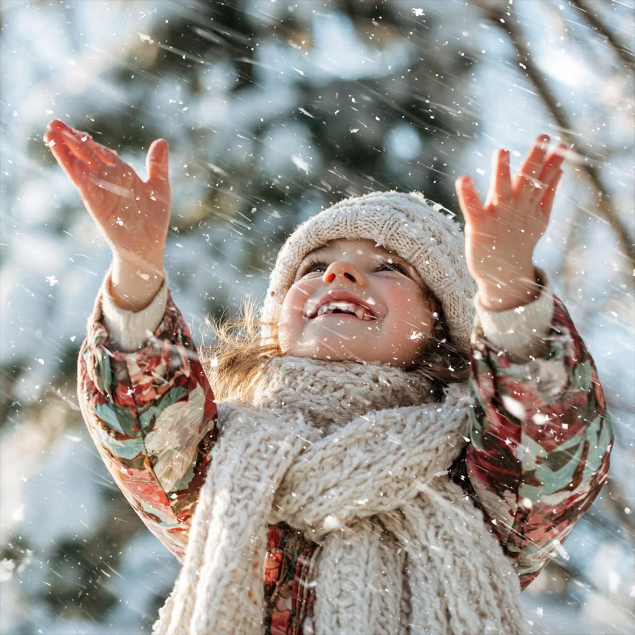 Free Snowfall Photoshop Brushes, Blizzard Stamp Brush 5