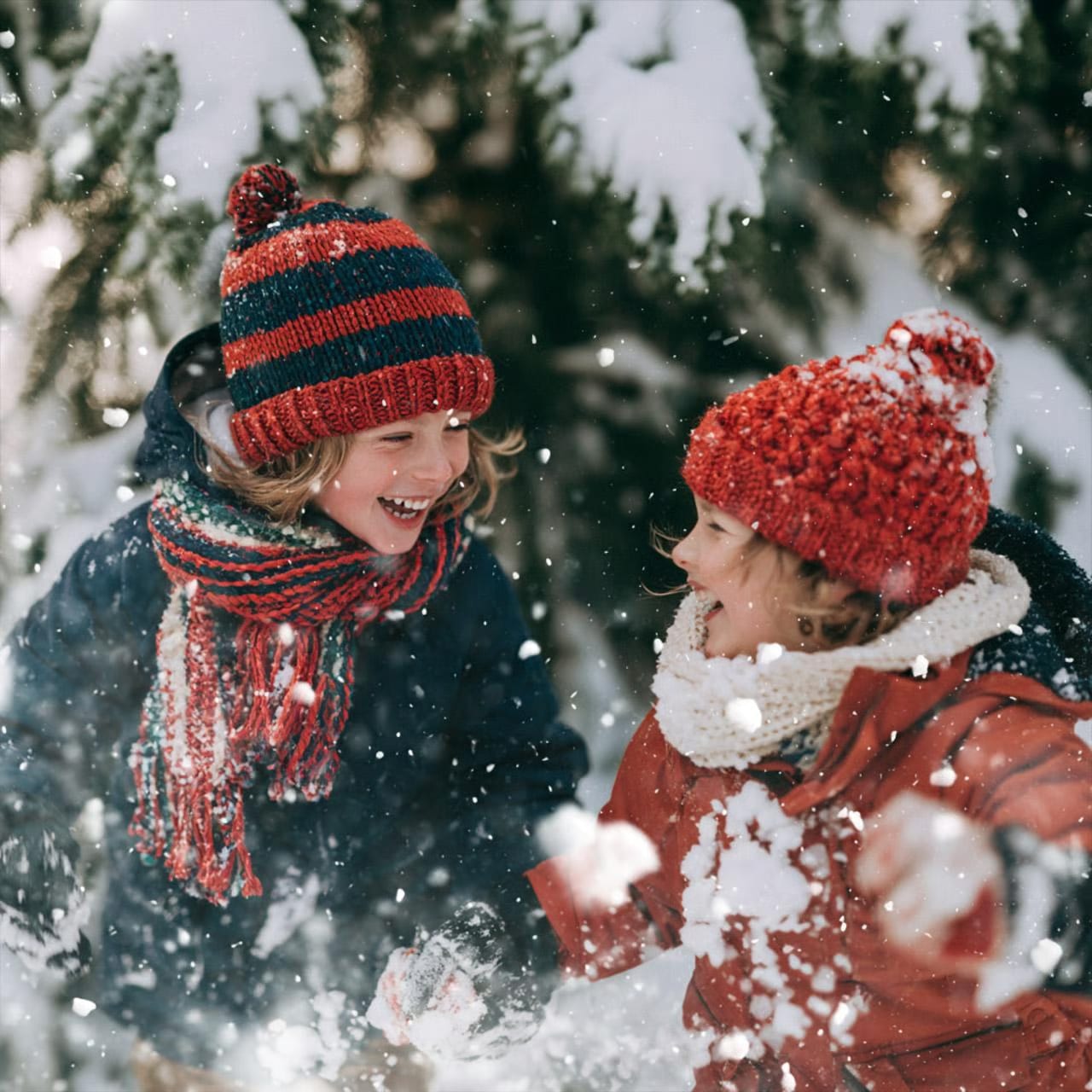 Free Snowfall Photoshop Brushes, Blizzard Stamp Brush 7