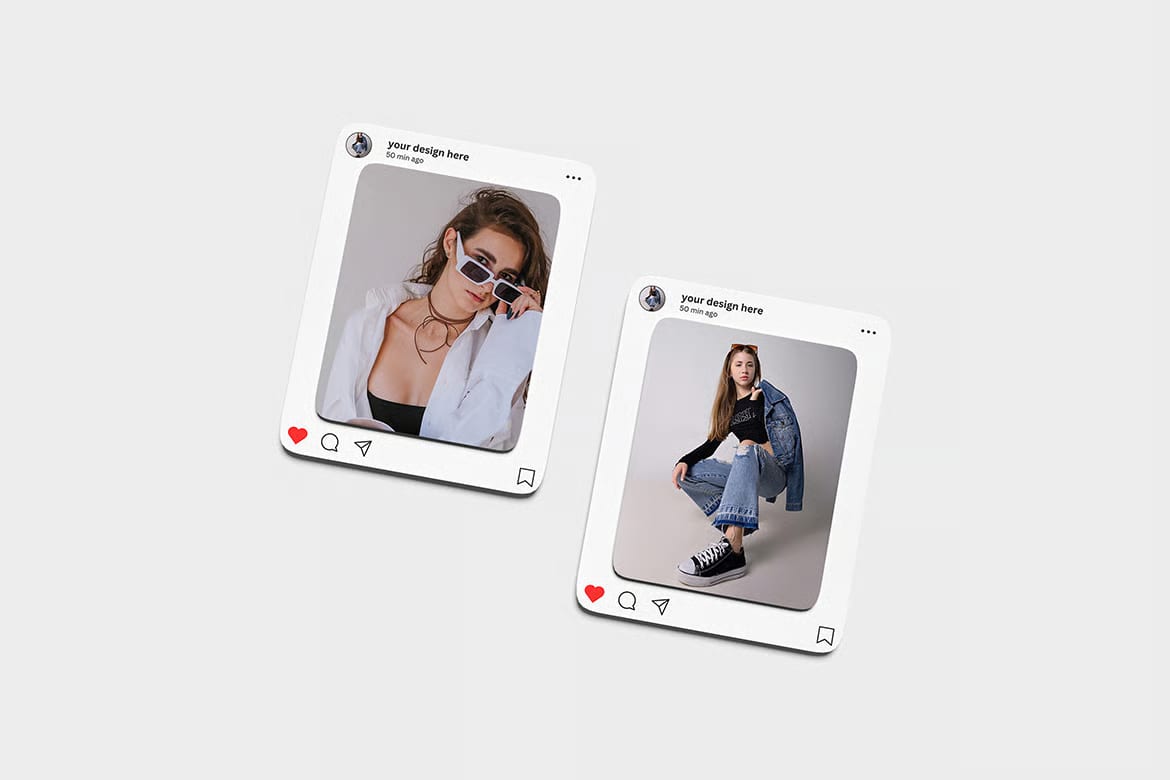 Free Social Media Mockup 3