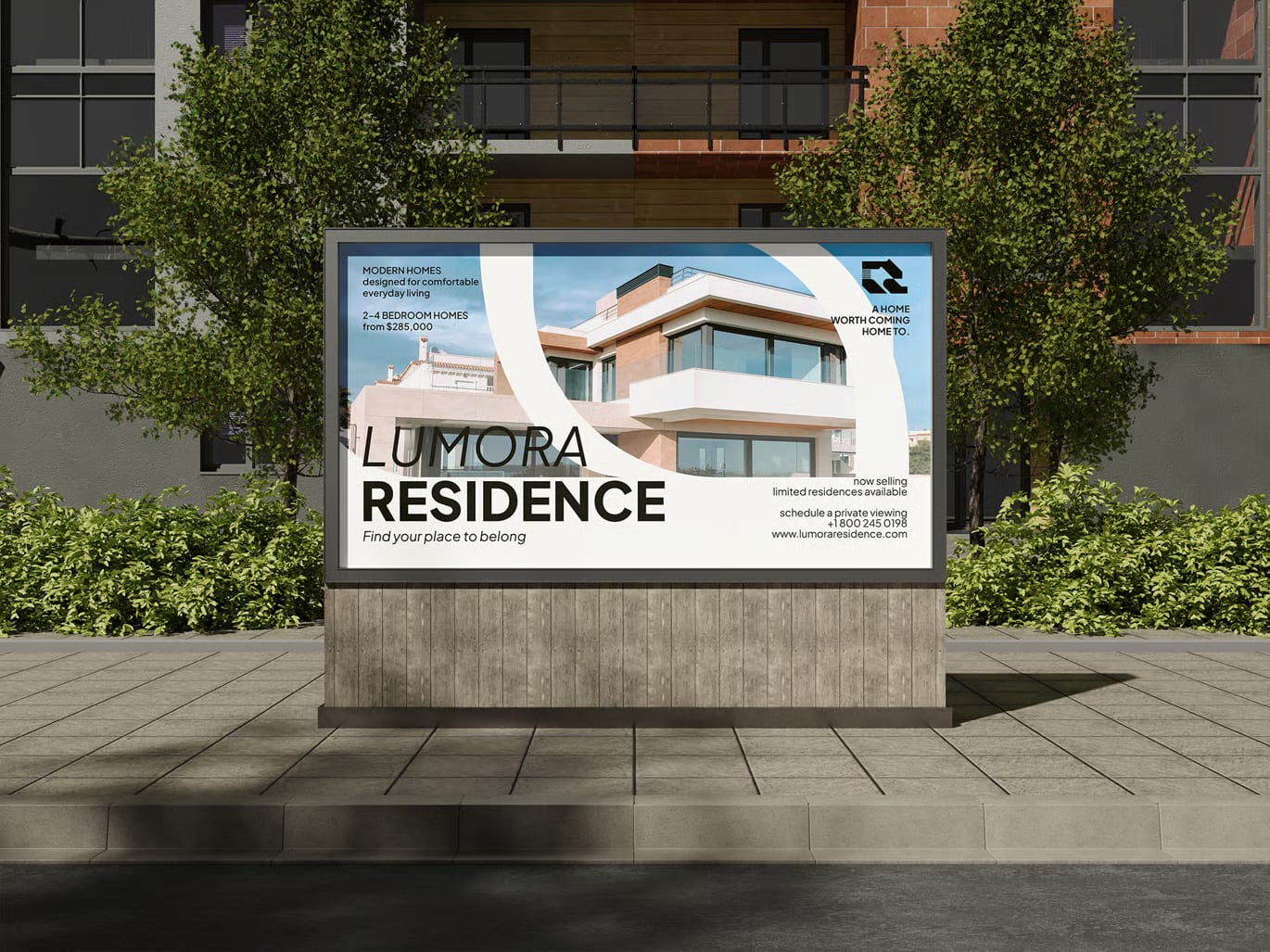 Free Street Billboard Mockup 2