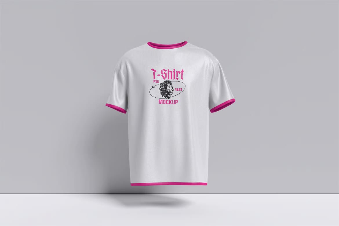 Free T-Shirt Mockup Set – 04 PSD Files 2