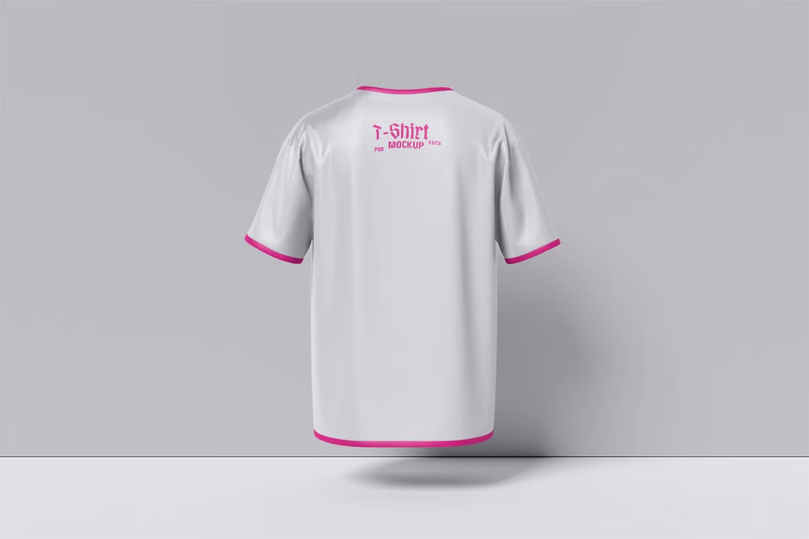 Free T-Shirt Mockup Set – 04 PSD Files 5