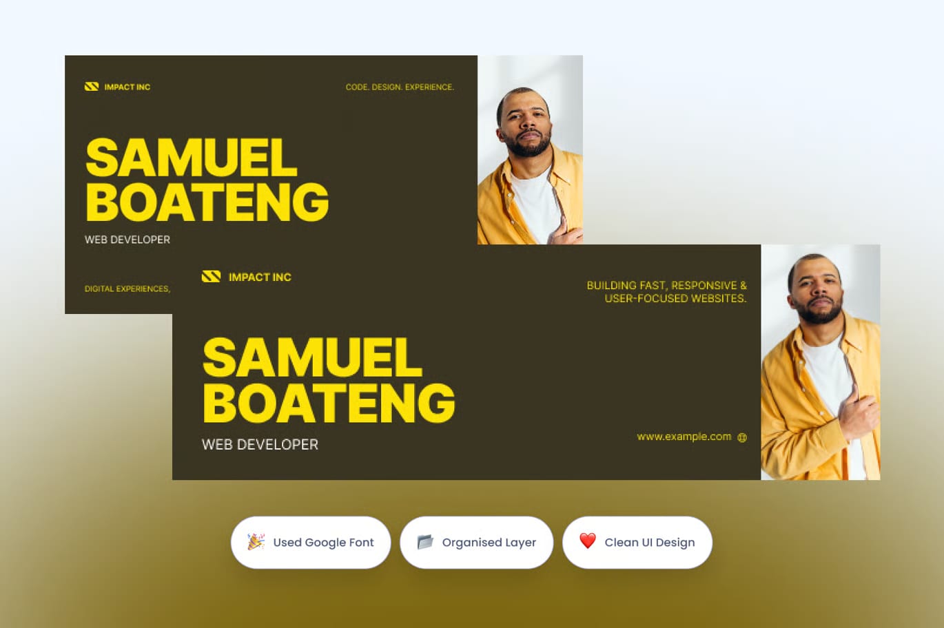 Free Web Developer Email Signature 2