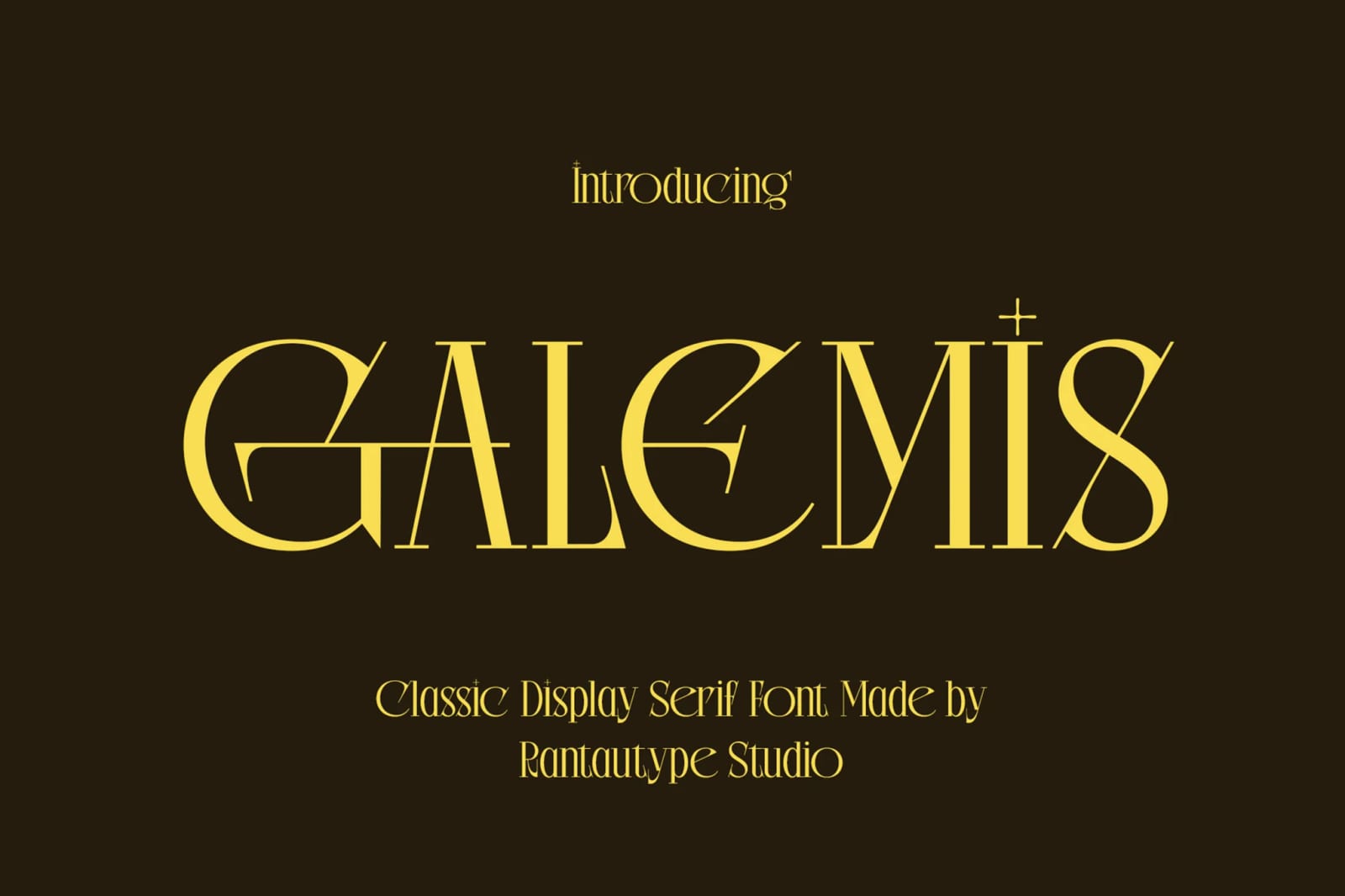Galemis Free Classic Display Serif Font 1