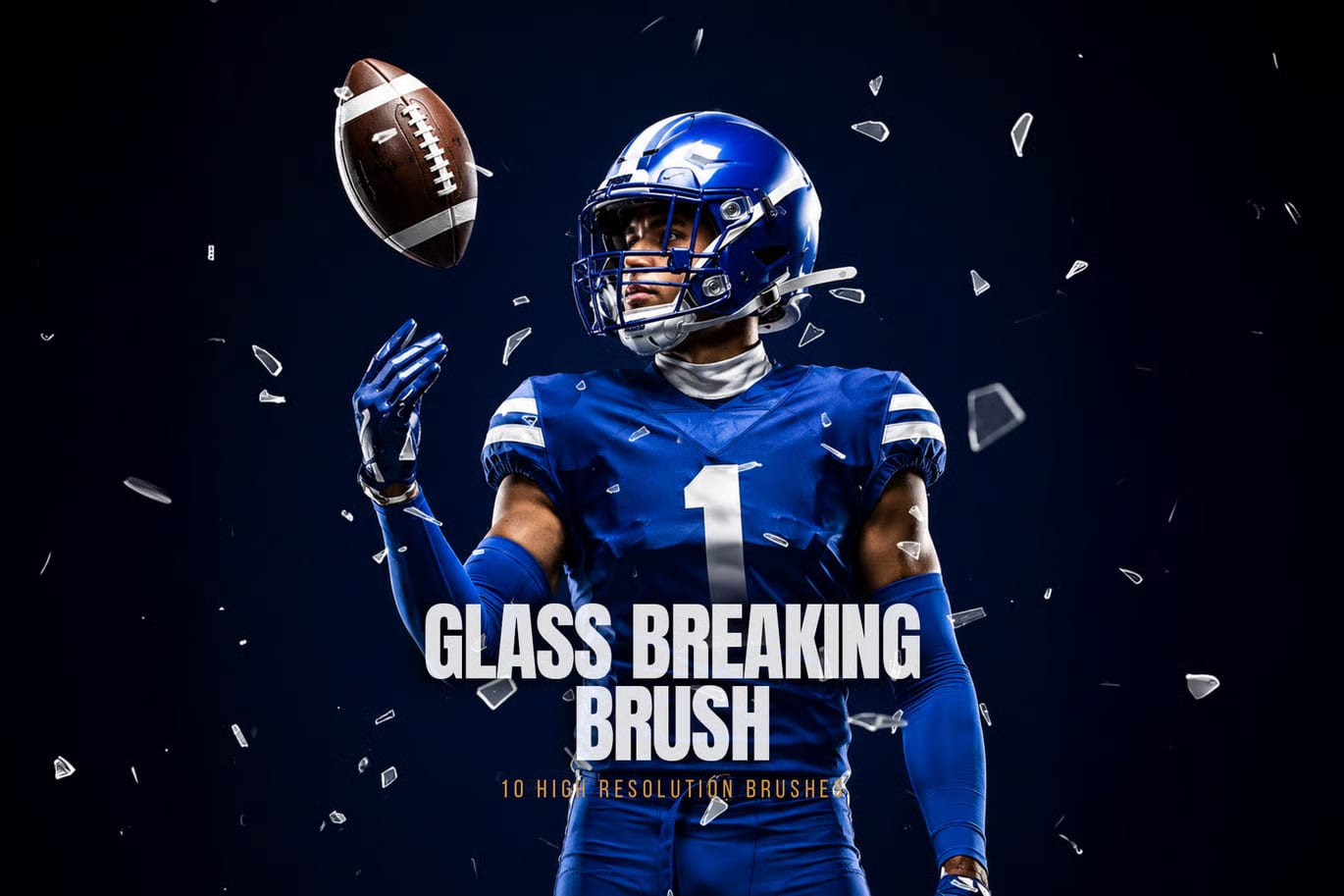 Glass Breaking Free Photoshop Brushes 3