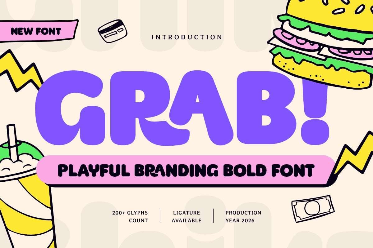 Grab Free Playful Branding Bold Font 1