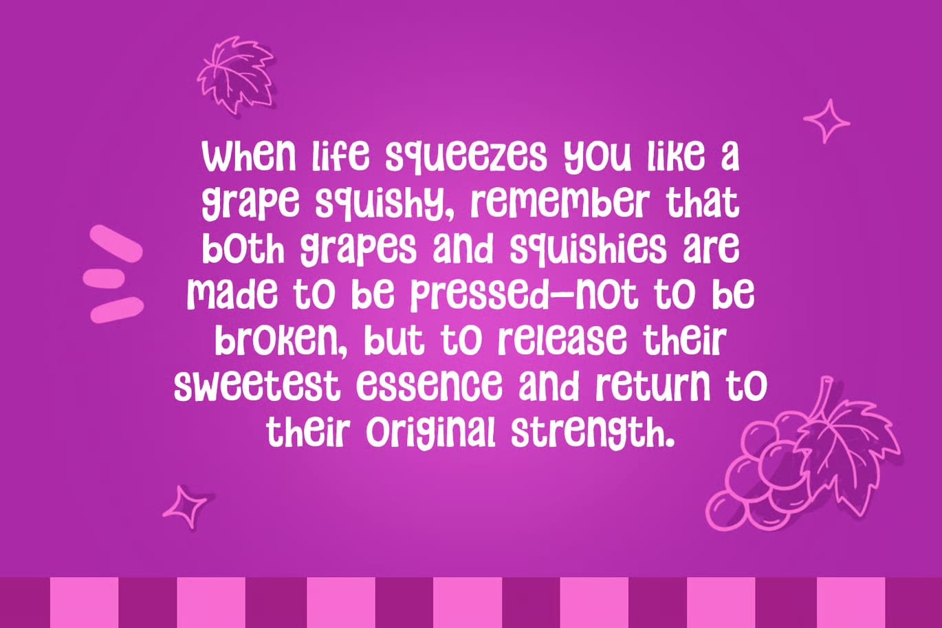 Grape Squishy Free Fun & Cozy Font 3