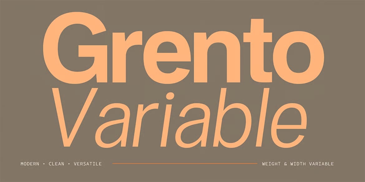 Grento Free Font 6