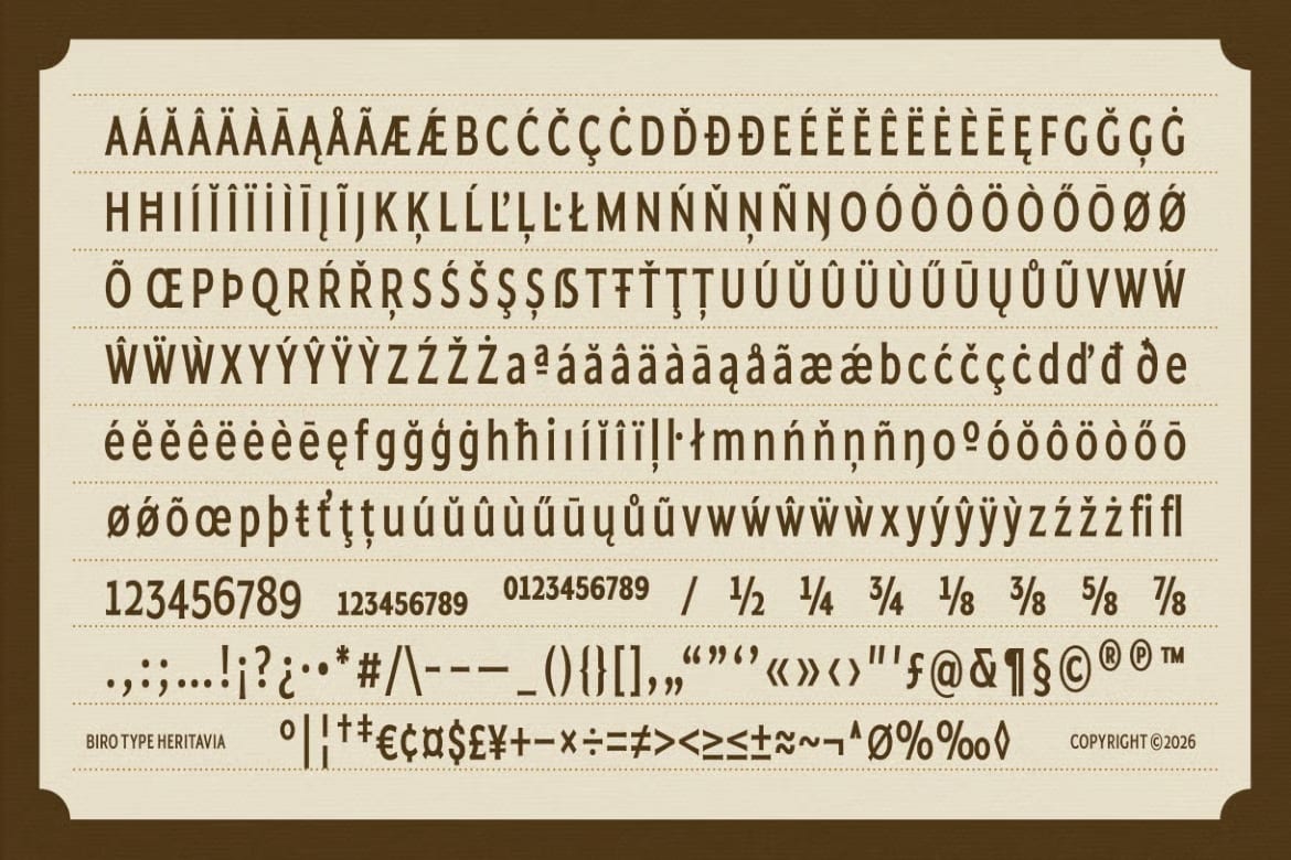 Heritavia Free Font 2