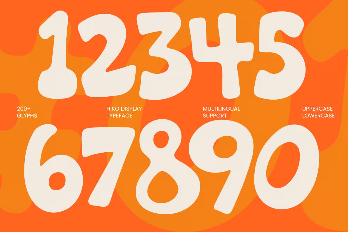 Hiko Free Playful Chubby Display Typeface 7