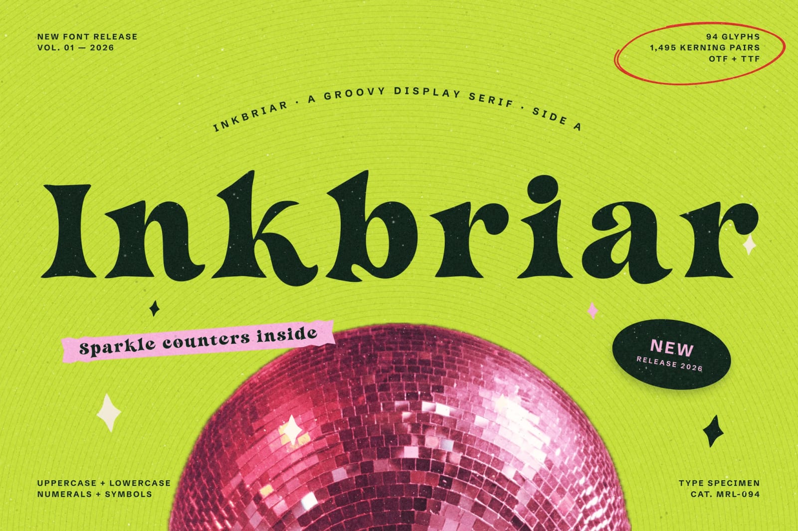 Inkbriar Free Display Serif Font 1