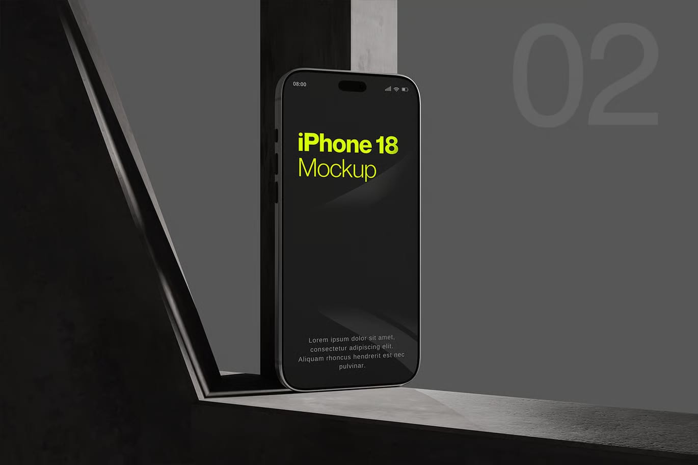 iPhone 18 Pro Free Mockup 3