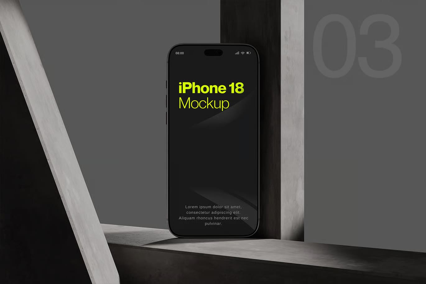 iPhone 18 Pro Free Mockup 4