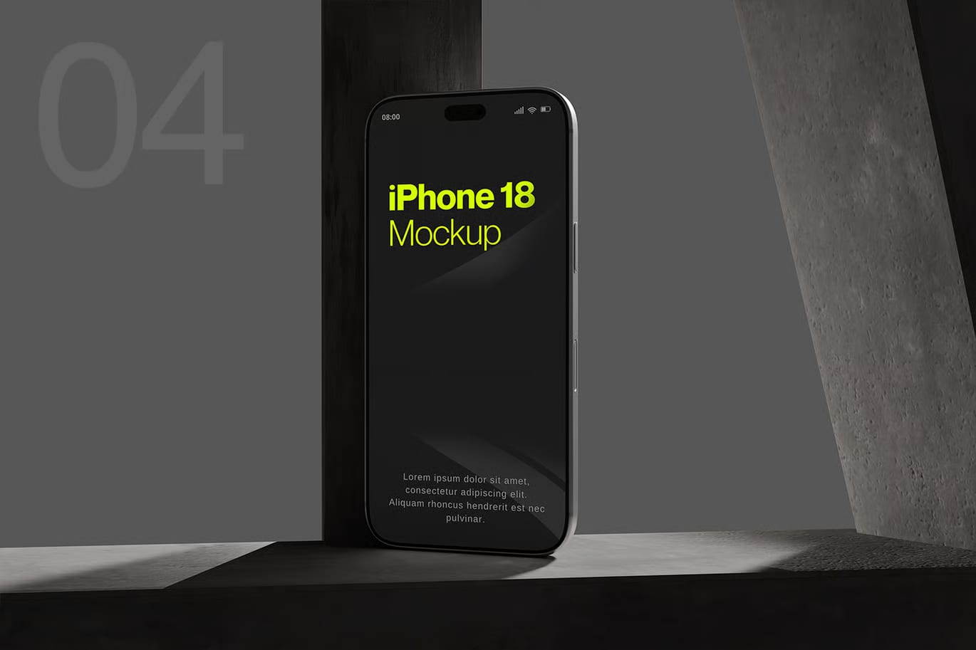 iPhone 18 Pro Free Mockup 5