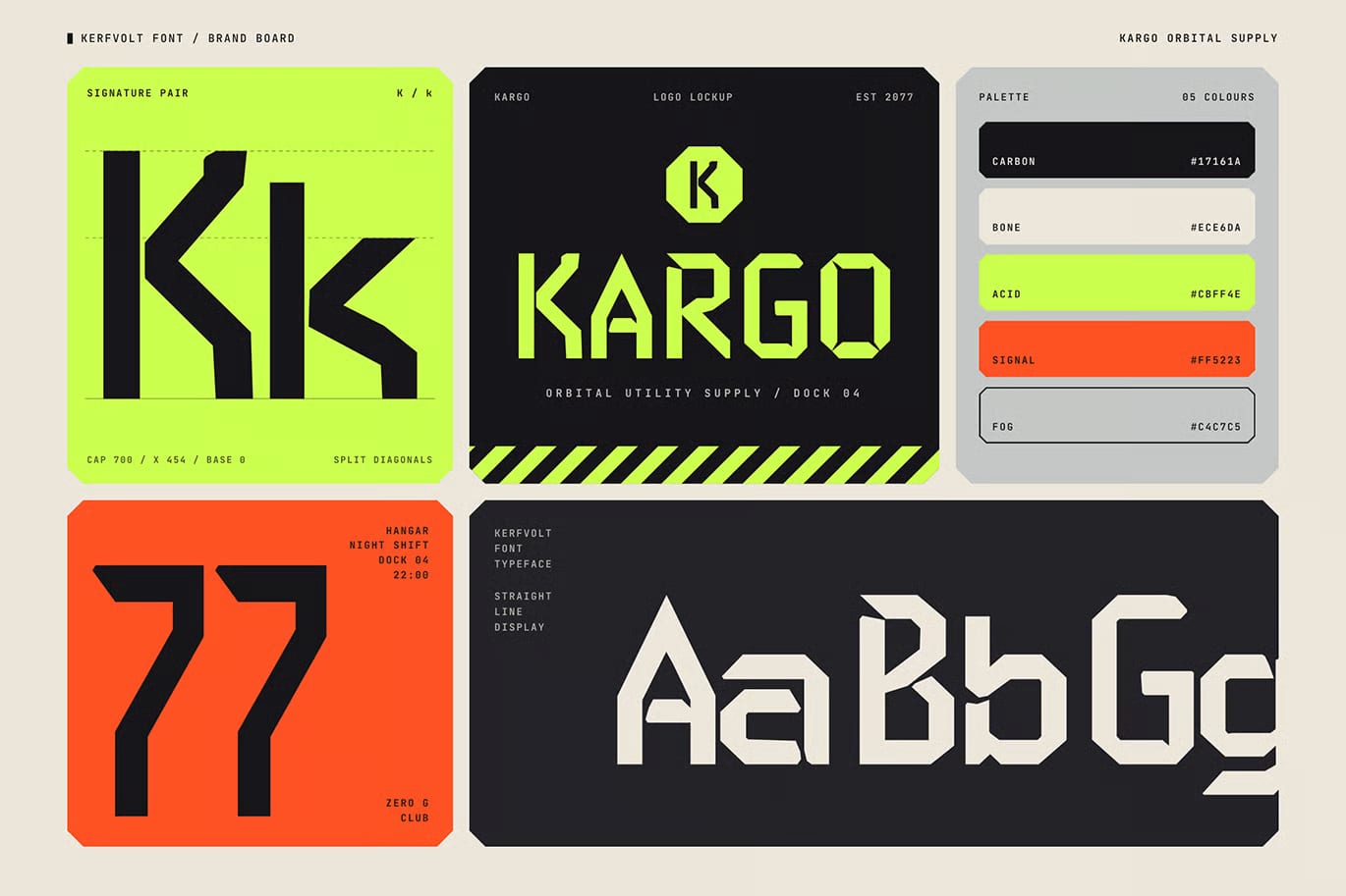 Kerfvolt Free Display Font 2