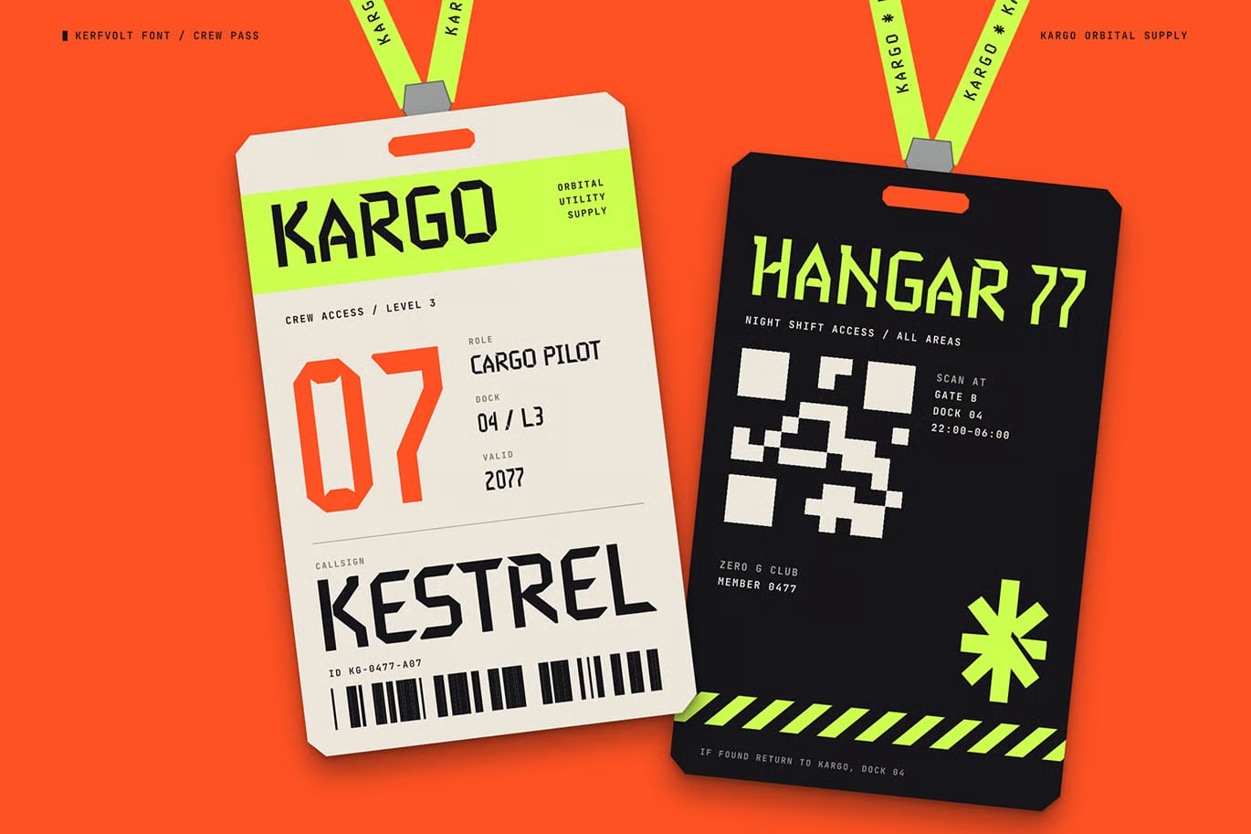 Kerfvolt Free Display Font 4