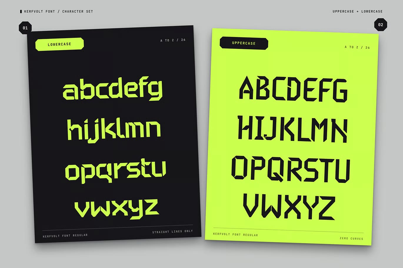 Kerfvolt Free Display Font 8