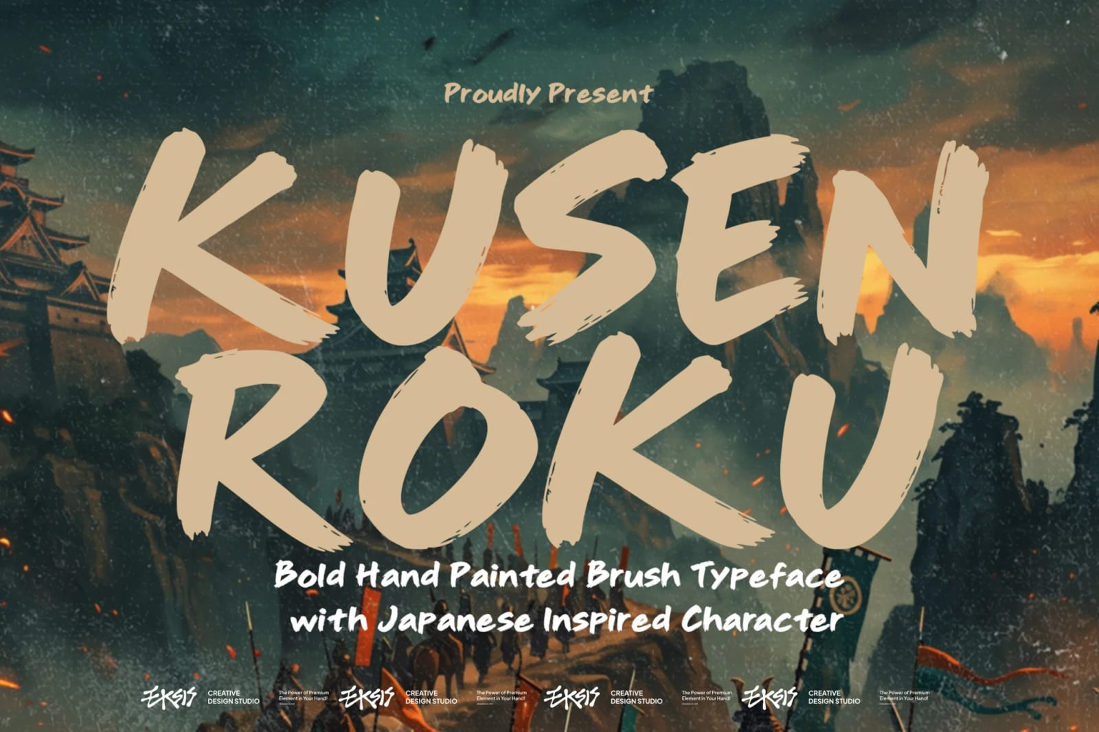 Kusen Roku Free Typeface 1