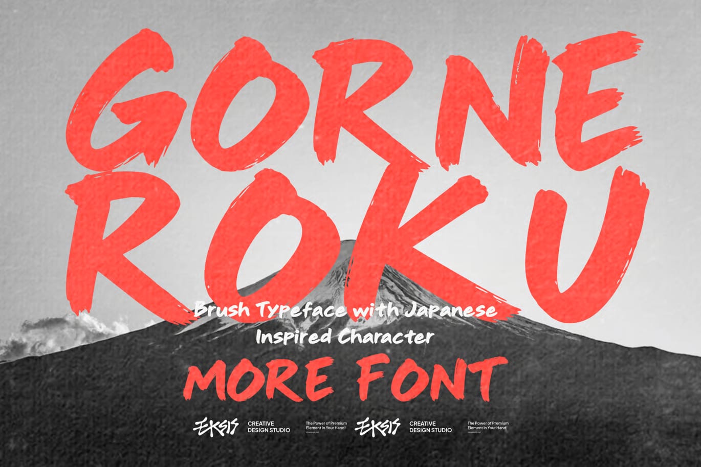 Kusen Roku Free Typeface 4