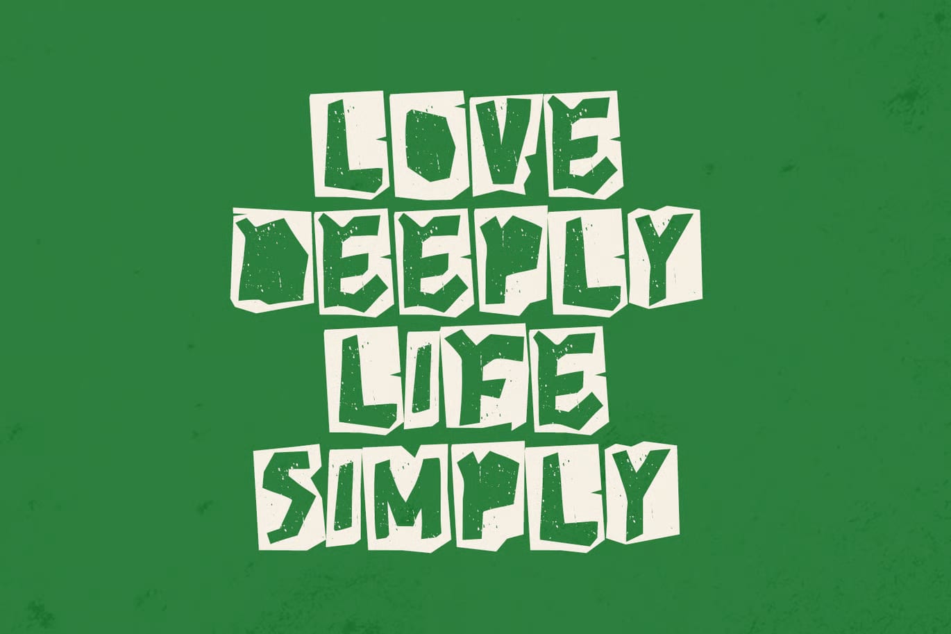 LogBook – Playful Cutout Display Free Font 3