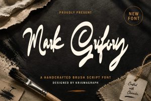 Mark Grifory Free Handcrafted Brush Script Font 1