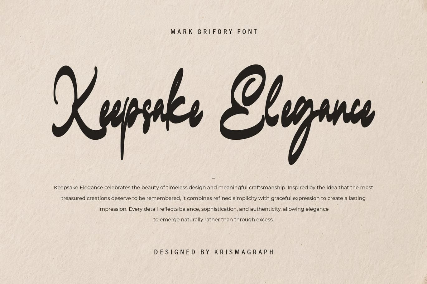 Mark Grifory Free Handcrafted Brush Script Font 2