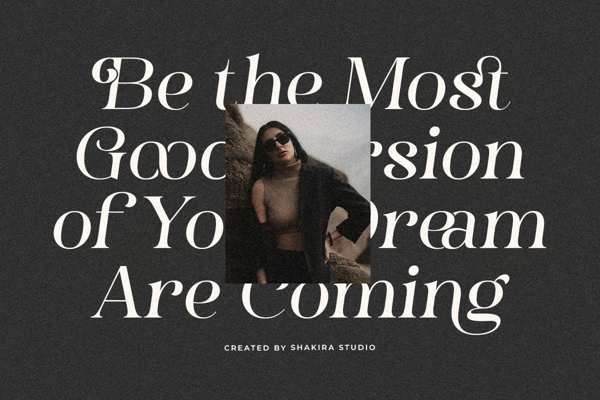 Moodlight Free Stylish Elegant Serif Branding Font 8