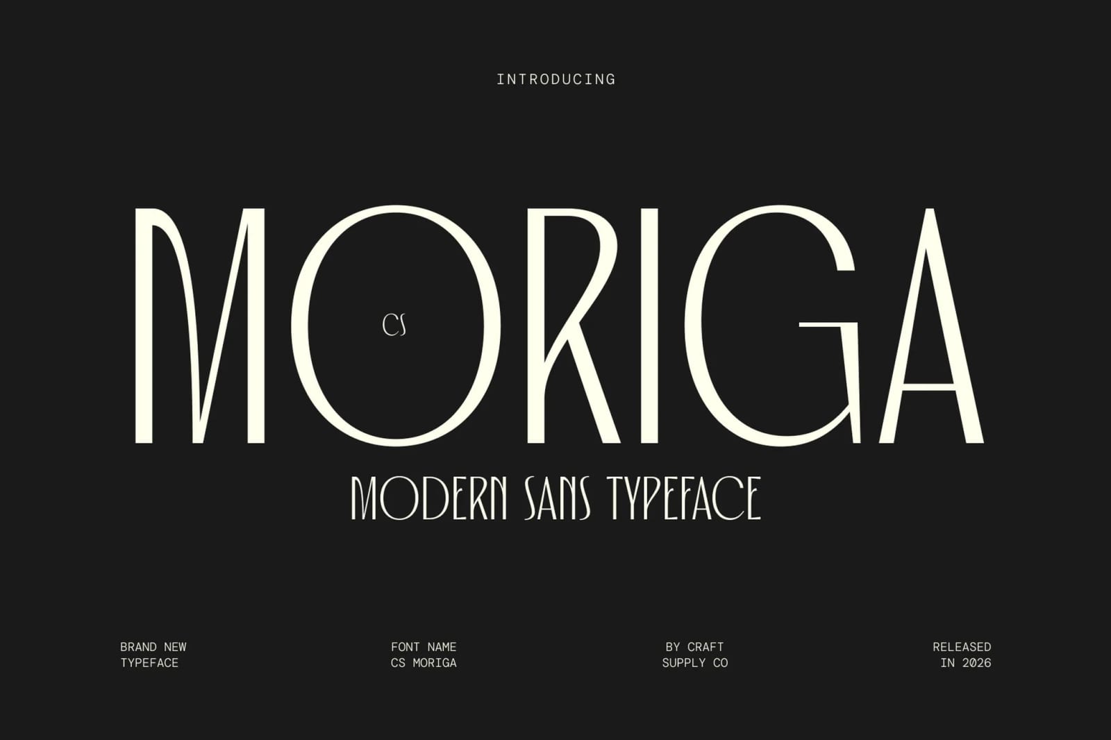 Moriga Free Modern Sans Serif Font 1