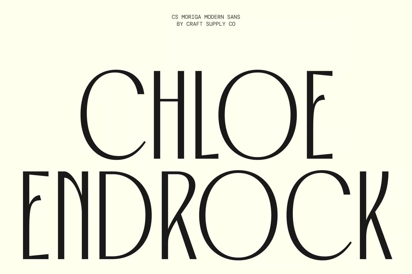 Moriga Free Modern Sans Serif Font 2