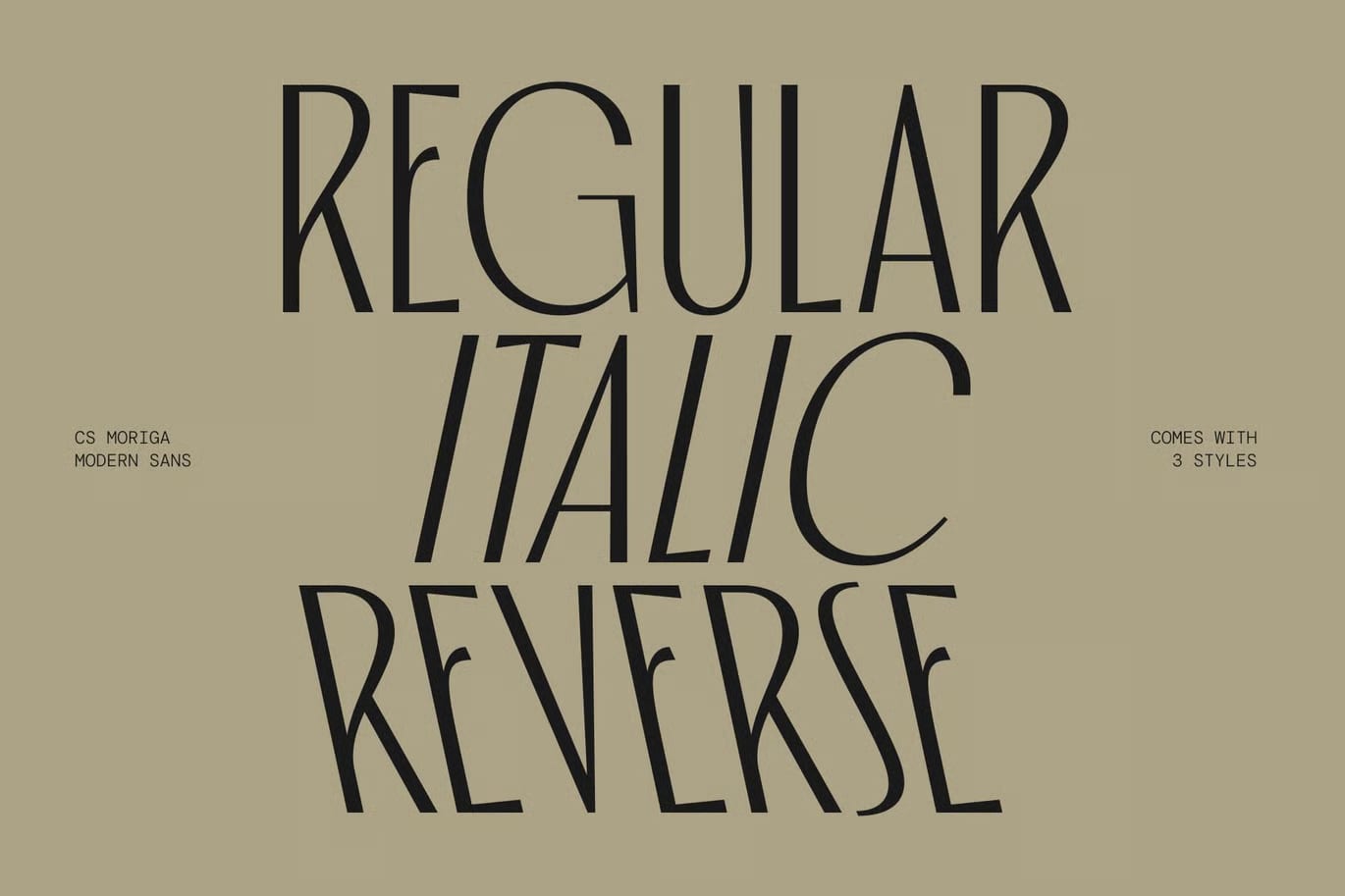 Moriga Free Modern Sans Serif Font 3