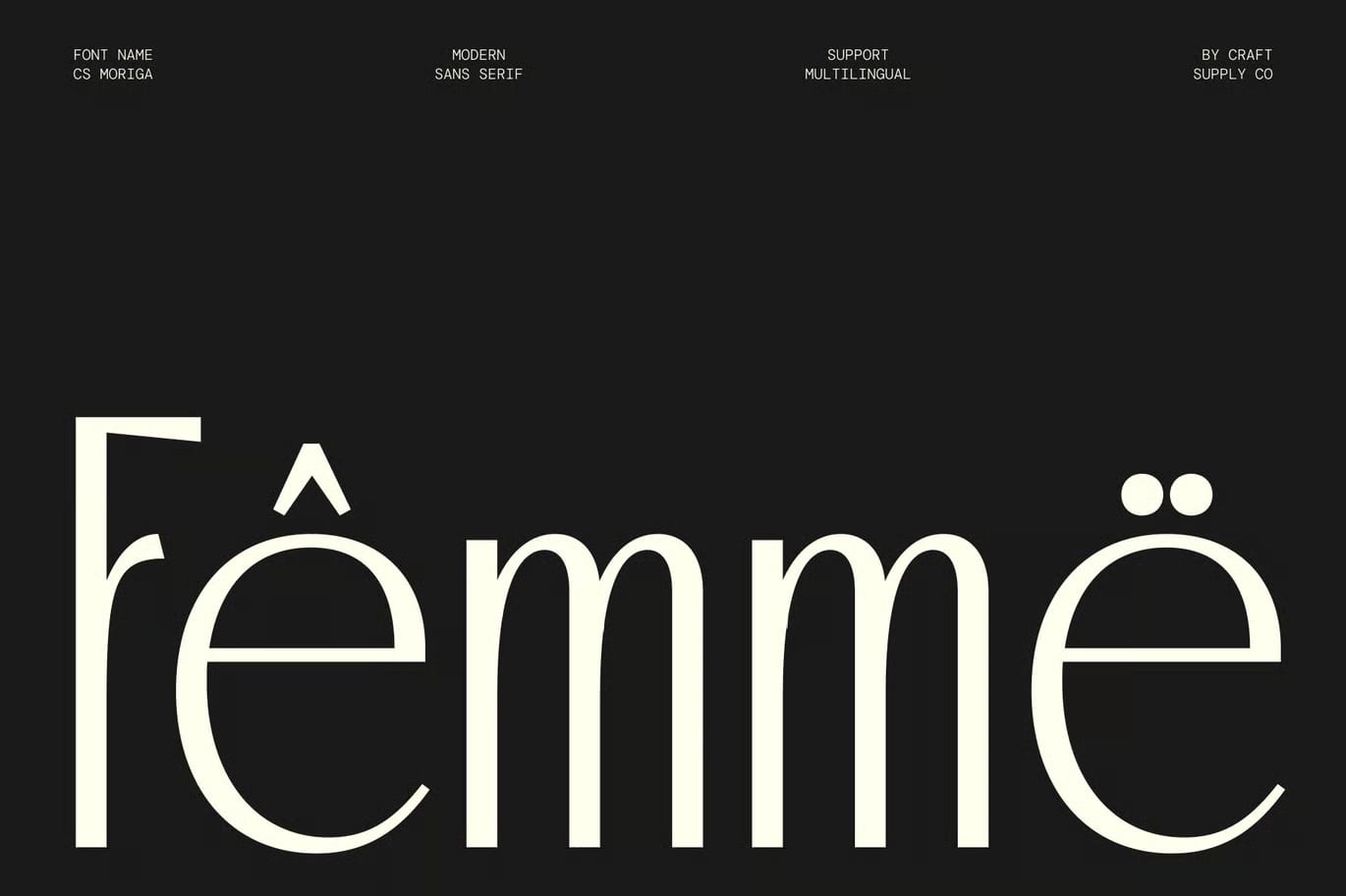 Moriga Free Modern Sans Serif Font 6
