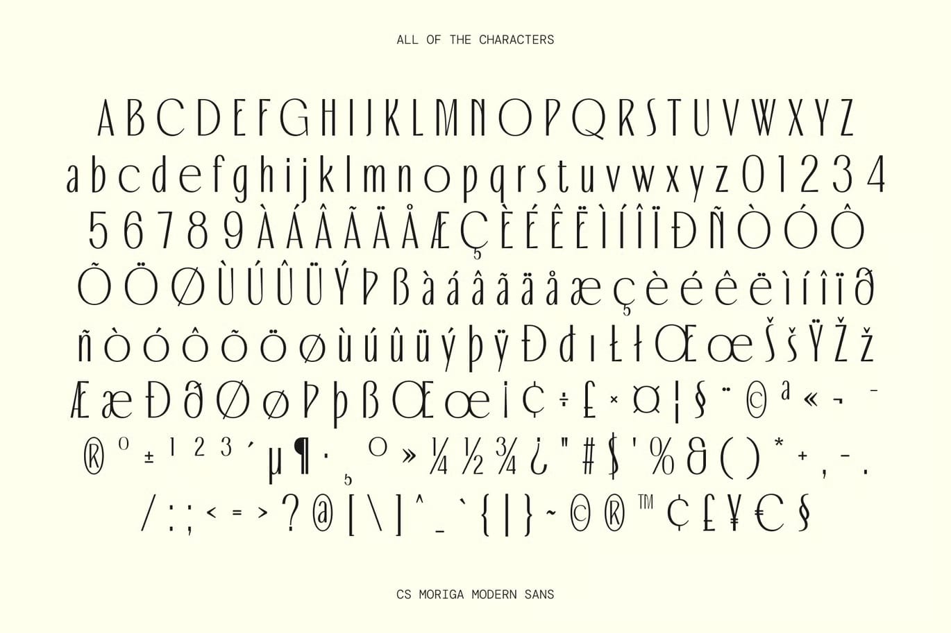 Moriga Free Modern Sans Serif Font 7