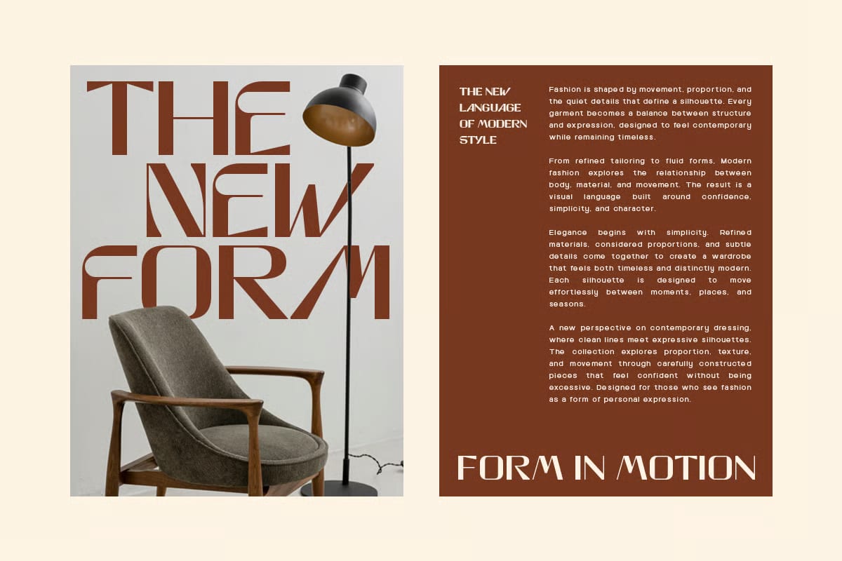 Moskaw Free Fashion Editorial Display Typeface 3