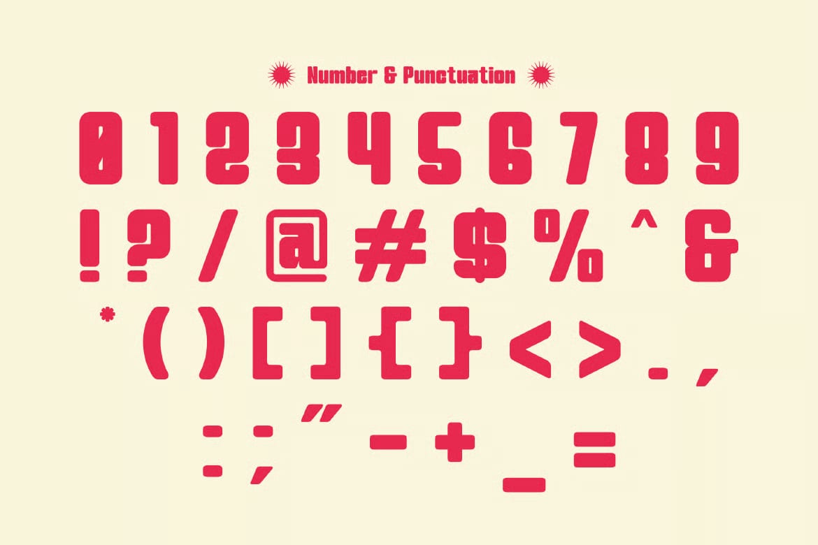 Nehgar Free Modern Bold Display Font 8
