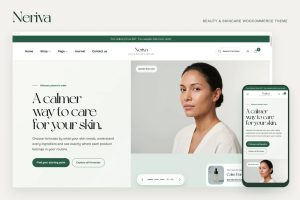 Neriva Free Beauty & Skincare WooCommerce Theme 1