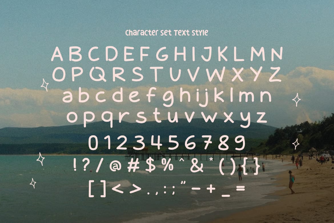 Ohgumi Free Trio Playful Display Font 7