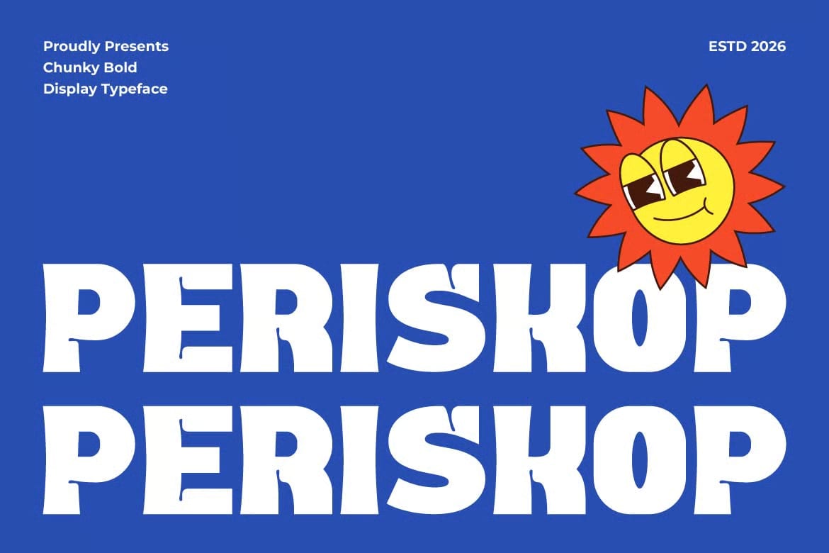 Periskop Free Chunky Bold Display Typeface 1