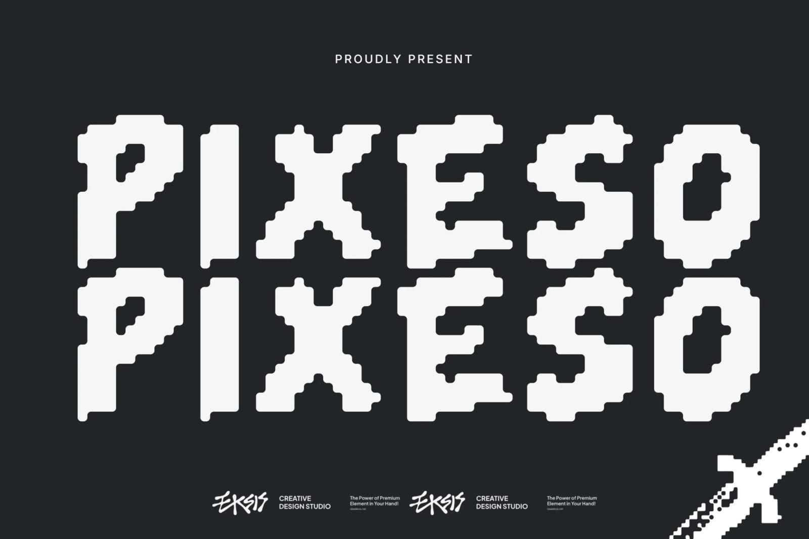 Pixeso Free Font 1