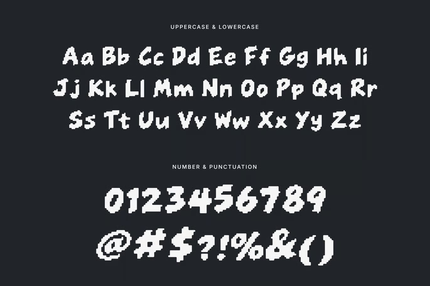 Pixeso Free Font 8