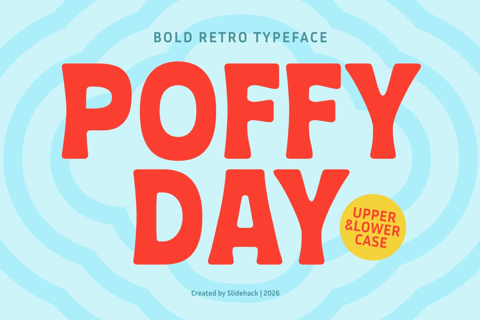 Poffy Day Free Decorative Sans Serif Font 1