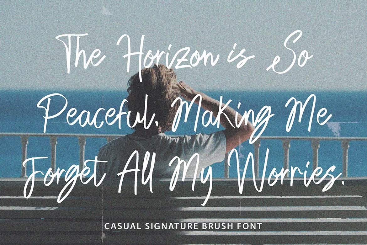 Ritmore Signature Art Free Font 6