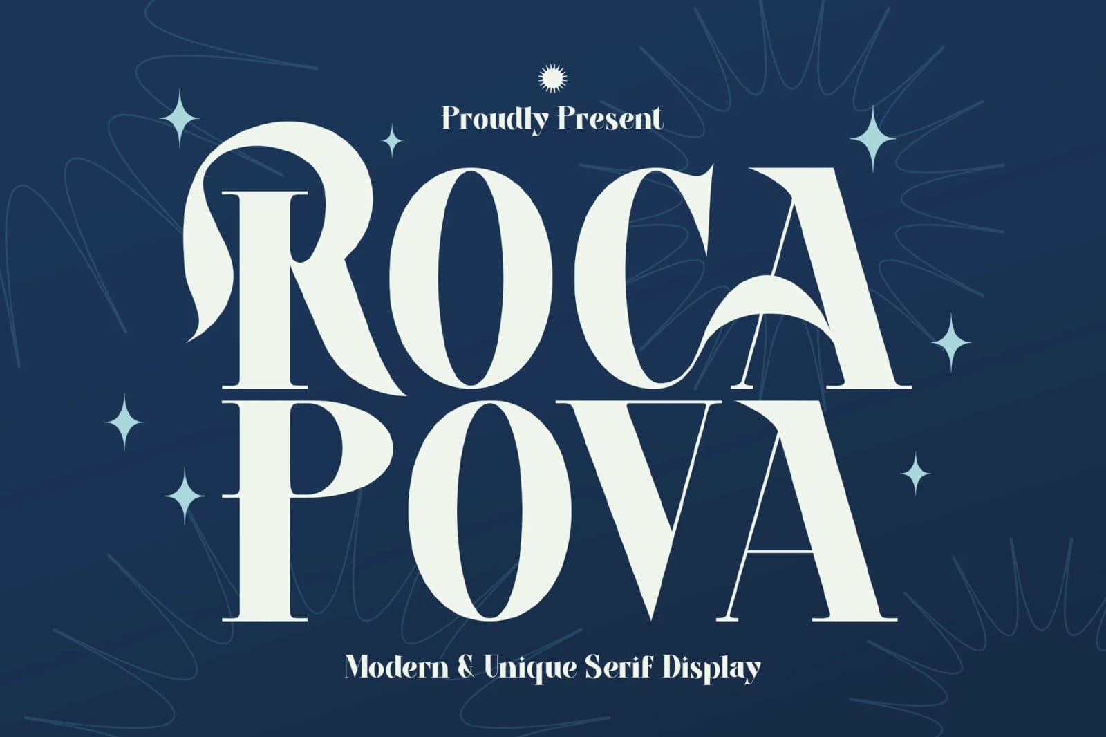 Roca Pova Free Unique Serif Display Font 1