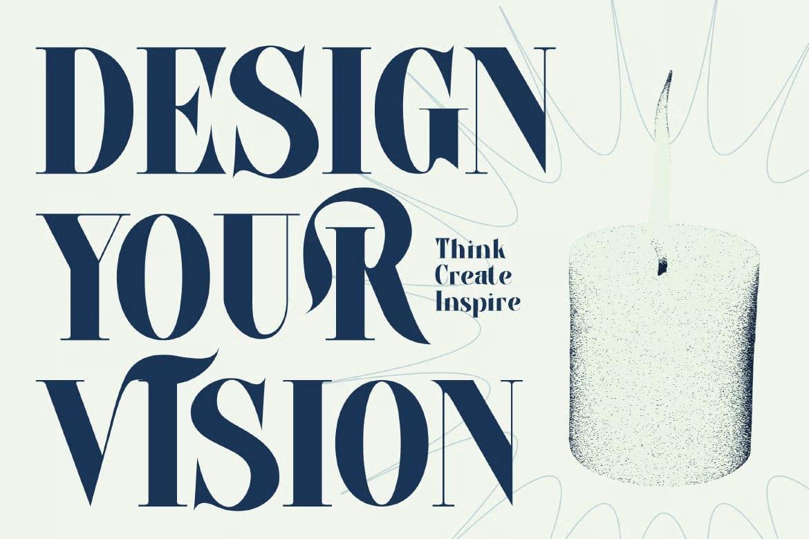 Roca Pova Free Unique Serif Display Font 3