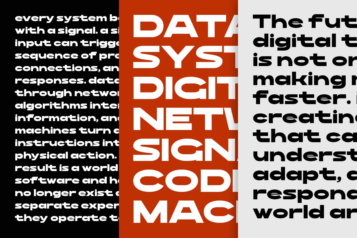 Rodbay Free Bold Extended Geometric Display Typeface 2