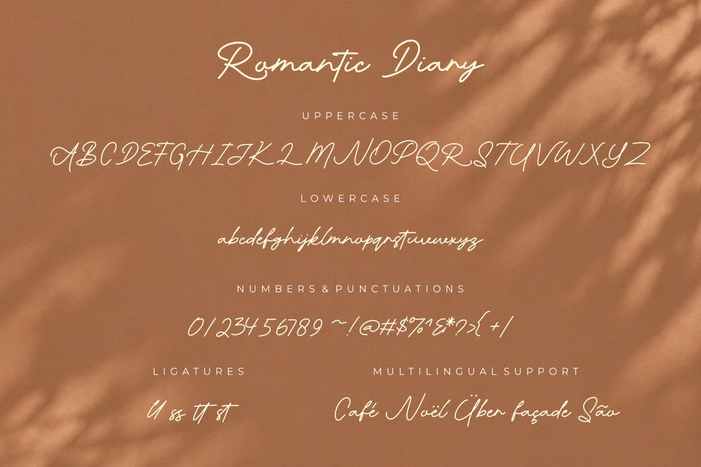 Romantic Diary Free Signature Font 5